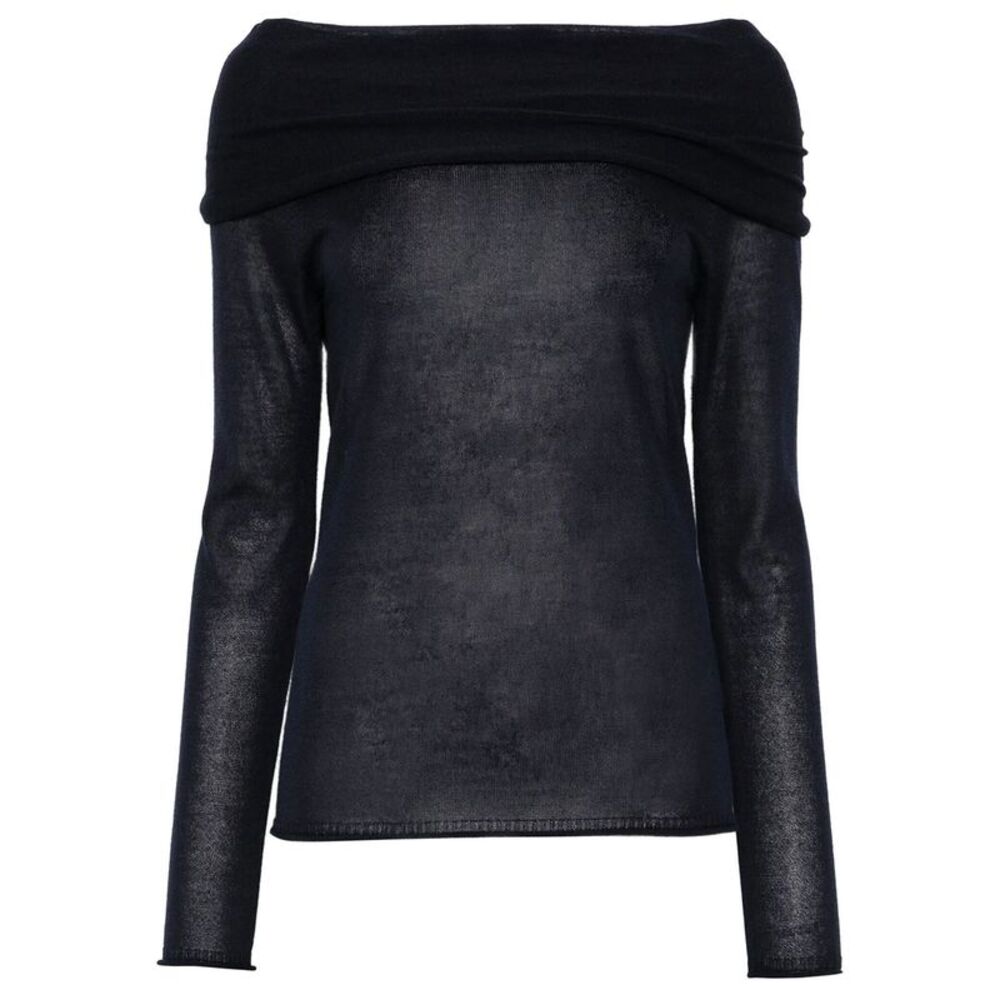 Off-The-Shoulder Silk Blend Sweater Women